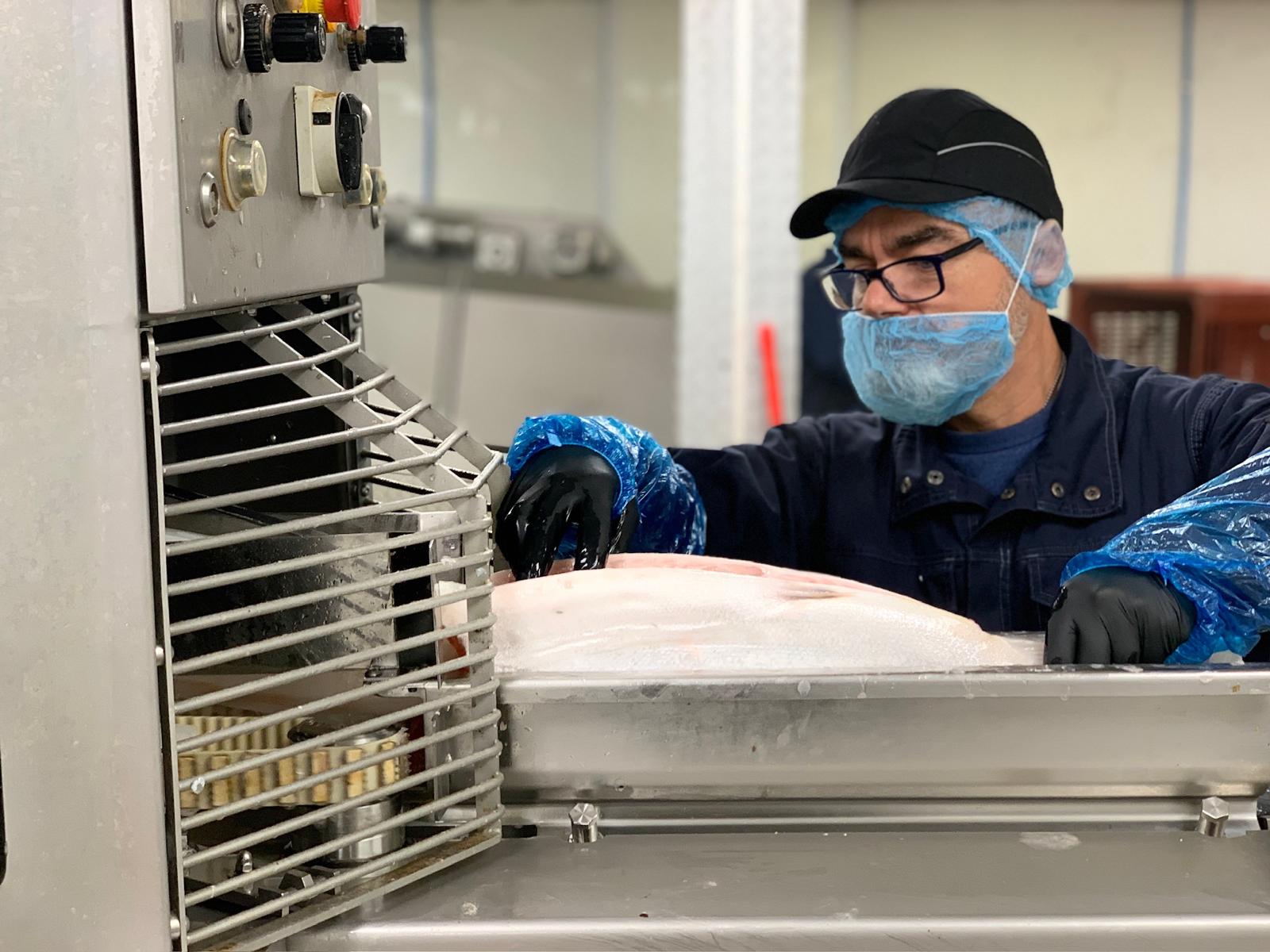 Engineers inspecting machinery